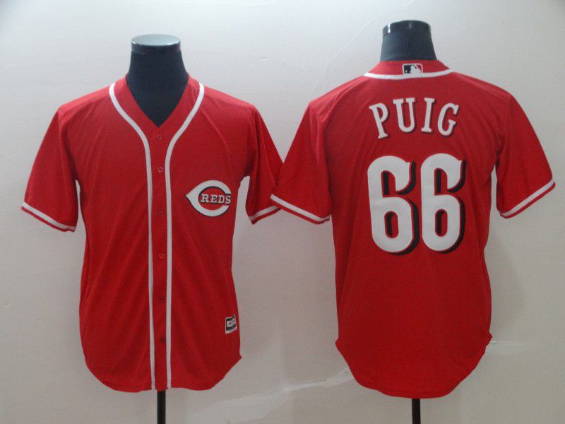 2019 MLB Men Cincinnati Reds #66 Puig red game Jerseys->philadelphia phillies->MLB Jersey